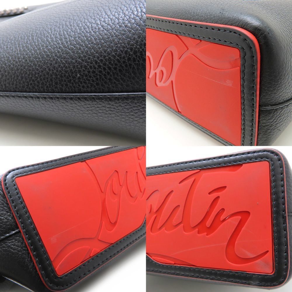 CHRISTIAN LOUBOUTIN Black Leather Bag - Picture 6 of 10